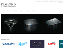 Tablet Screenshot of diamondsanitary.com